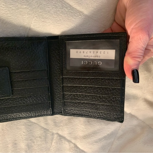 Gucci black and gold wallet - Picture 5 of 8